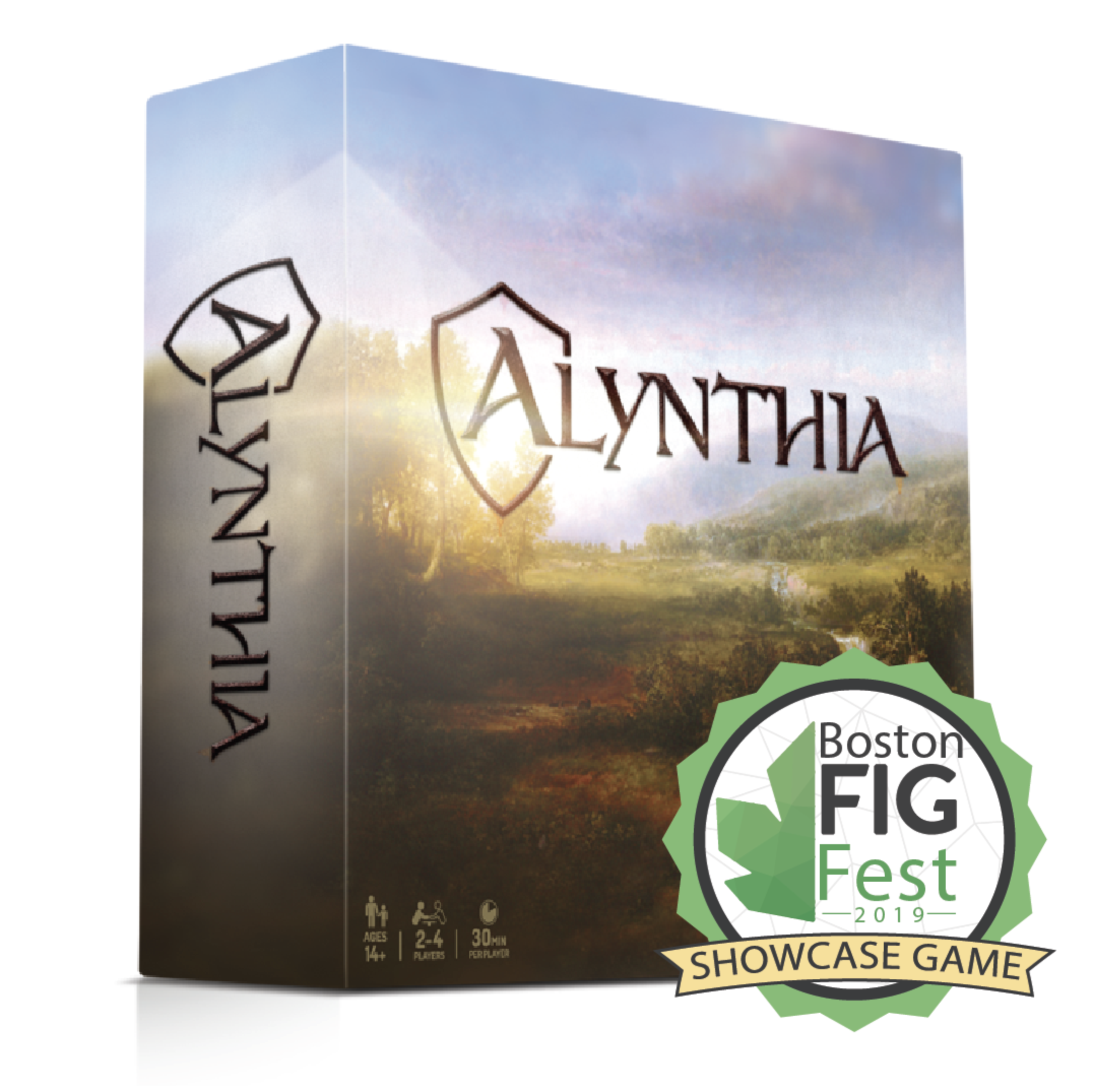 Alynthia Box with BostonFIG Showcase Game Badge