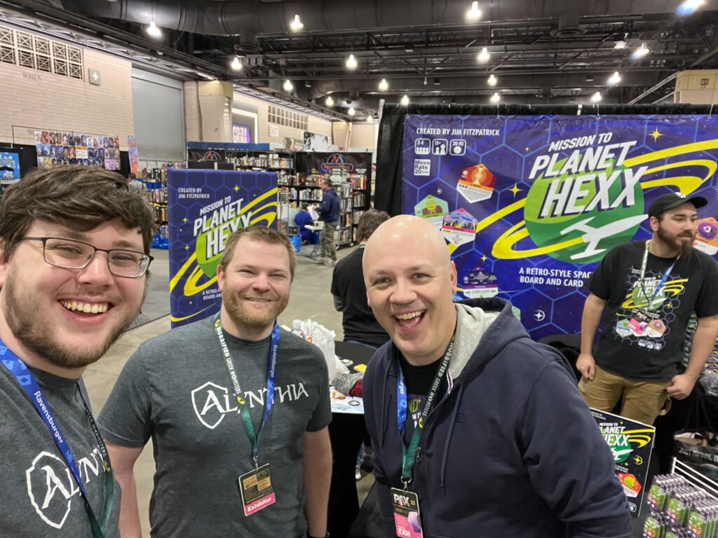 Travis and Andrew with Jim from Mission to planet Hex