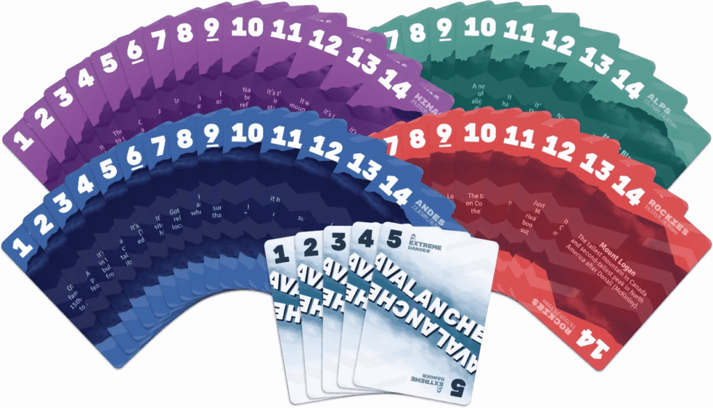 Elevation mountain cards